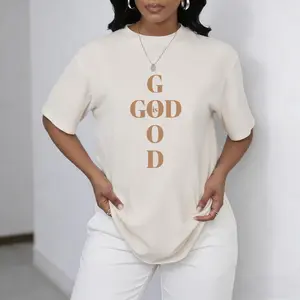 Minimalist Shirt God is Good Trendy Christian TShirt Gift Faith Unisex T-shirt Faith Tee Church Group Shirts Oversized Comfy