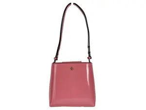 Pre-owned Tory Burch Patent Leather Shoulder Bags Patent Emerson Small Bucket Bag Women's Purse