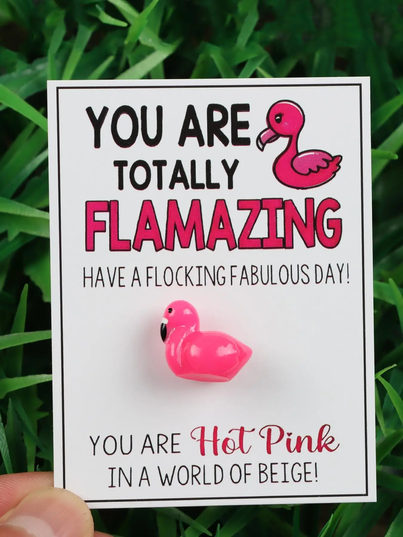 Cute Flamingo Design Miniature Gift, Adorable Mini Gift, Fashion Accessories for Girls