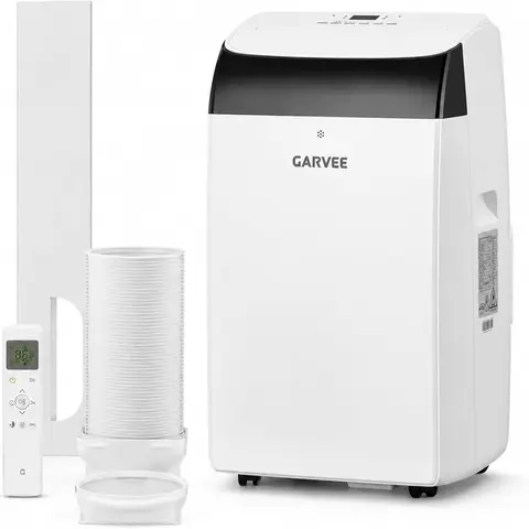 8000/14000 BTU Portable Air Conditioner - 3-in-1 Cooling, Dehumidify, Fan - 350 sq ft/750 Sq Ft Cooling Coverage, Quiet, Long-Term Durability for Bedroom, Office