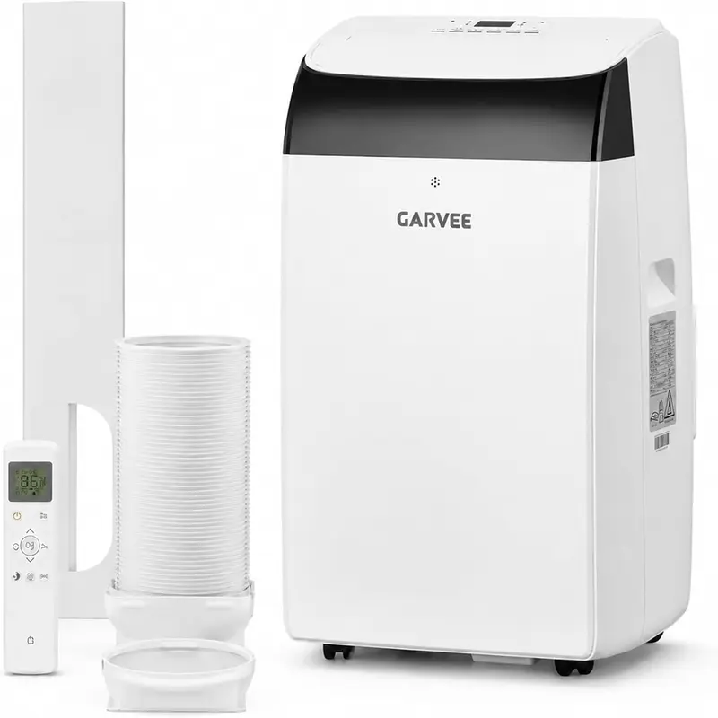 8000/14000 BTU Portable Air Conditioner - 3-in-1 Cooling, Dehumidify, Fan - 350 sq ft/750 Sq Ft Cooling Coverage, Quiet, Long-Term Durability for Bedroom, Office