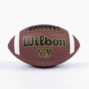 Machine-Stitched American Football - Size 3/6/9 PU/PVC Ball for Kids & Youth, Official Match & Training Football