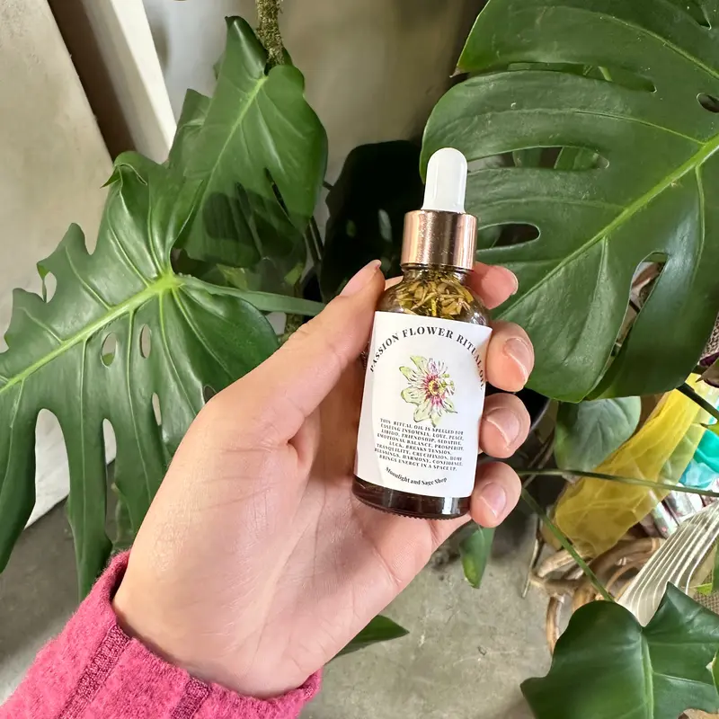 Passion Flower Ritual Spell Oil
