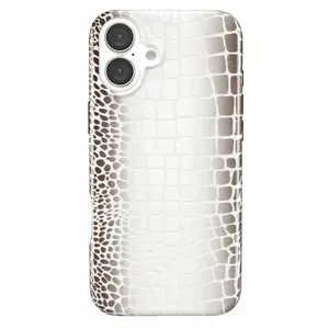 Himalayan Croc iPhone Case - Customized Protective Cover with Dual Layer Durable Shockproof Protection & Stylish Design for iPhone - Glossy Finish - Clear Ports - Wireless Charging Compatible
