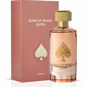 Jo Milano Game of Spades Queen Parfum Spray 3.4 oz (100ml) Amber, Rose, Floral, Oud, Musk Scent | Long Lasting Fragrance for Women.