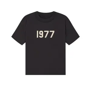 Men'S Vintage 1977 Graphic T-Shirt - Heavyweight 180gsm Cotton Tee, Breathable Everyday Shirt for Casual , Retro Birthday Gift for Dad, Husband, Boyfriend - Machine Washable All-Season Apparel, Vintage Tshirt, Classic Round Neck guts funny outfit