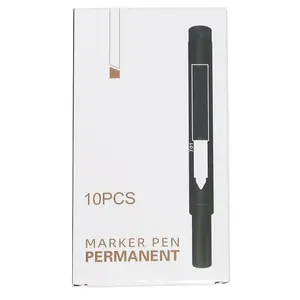 Thick Tip Oil-Based Marker, Waterproof and Oil-Resistant, No Bleed Through, Large Head Pen for Construction Sites