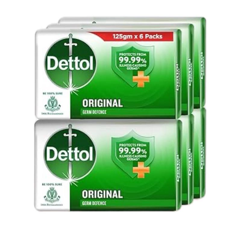 Dettol Original Body Soap Pack of 12 100g - Original Germ Defence, 100% Guaranteed