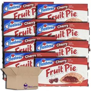 Hostess Cherry Fruit Pies Value Pack, 4.5 Ounce, 8 Count