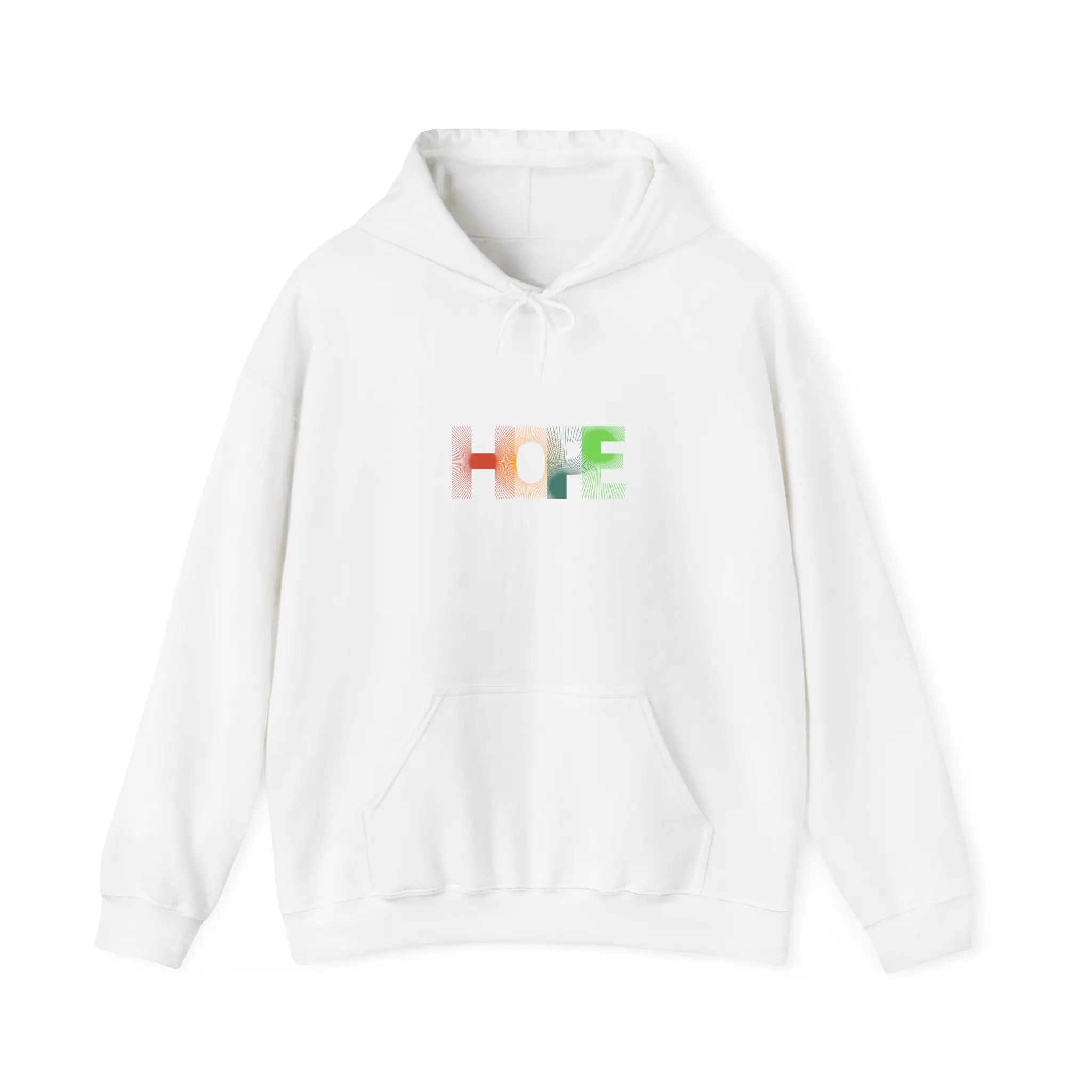 Hopeful Message Unisex Heavy Blend Hoodie, Inspirational Motivational Sweatshirt, Gift for Friends, Cozy Streetwear, Perfect for Holidays