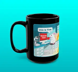 Burning laboratory mug | Funny science mug, Chemistry mug, Biology mug, Teacher appreciation gift, PhD graduation gift, Researcher gift 11 oz