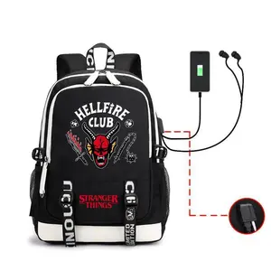 New Peripheral Backpack Teen Student School Bag Outdoor Travel Bag USB Large Capacity Computer Bag