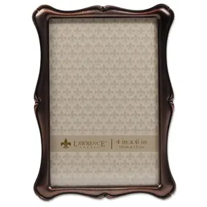 LawrenceFrames  4 x 6 in. Romance Picture Frame, Bronze