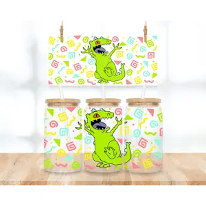 Dino Rugrats - 16 oz. UV DTF Cup Wrap