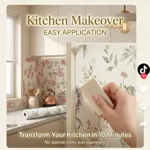 Designer Style Self-Adhesive Wall Sticker, High-Quality Furniture Surface Transformation Decal, Elegant Home Decor