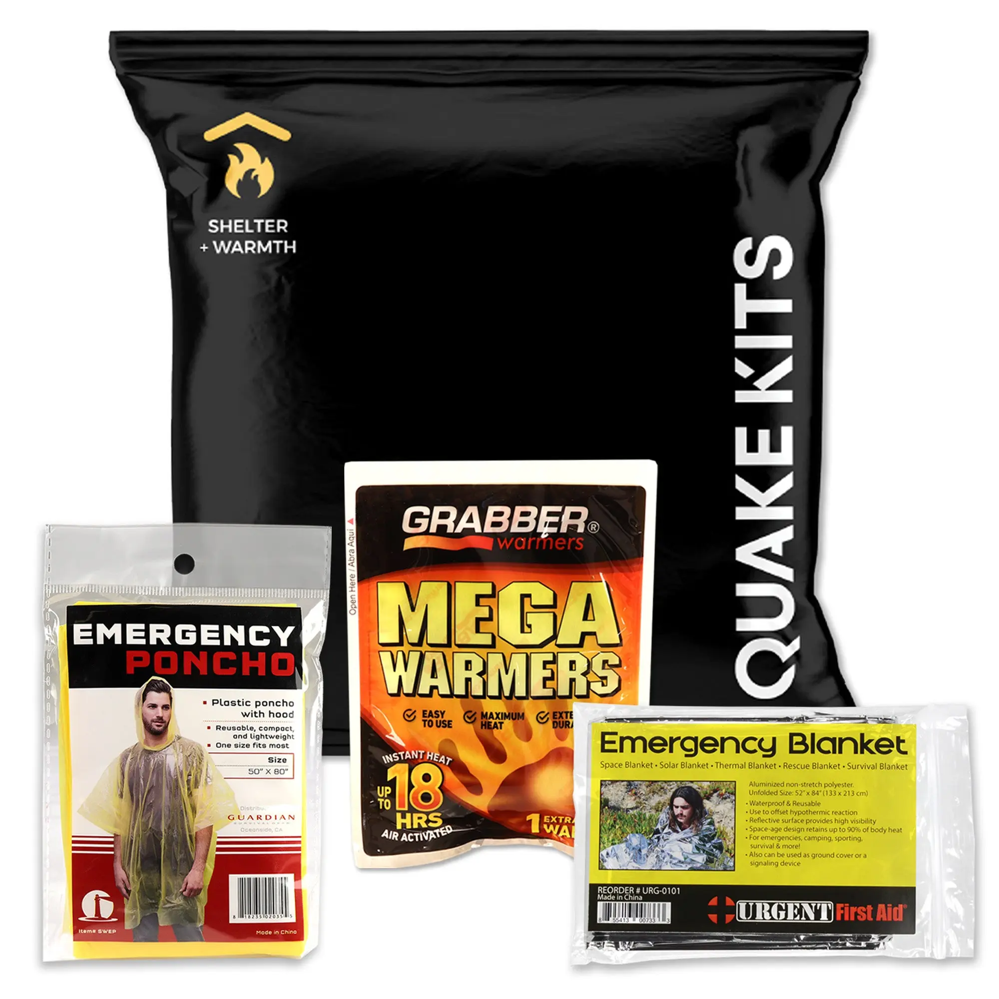 Quake Kits Basic Shelter and Warmth Pack