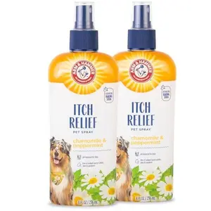 Arm & Hammer for Pets Itch Relief Spray for Dogs with Arm & Hammer Baking Soda, Chamomile and Peppermint Scent | Dog Itch Spray, Free of Sodium Lauryl Sulfate & Parabens, 8 Fl Oz - 2 Pack