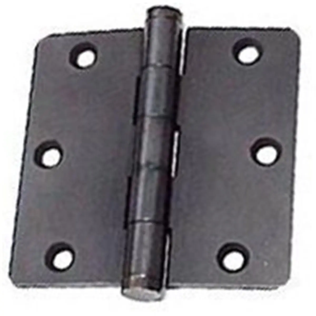 212 MAIN Steel Radius Type Hinge, 3.5x3.5x0.25 in., 0.25 in. Thickness, Square Shape, Oil Rubbed Bronze, for Residential Doors Gates & Windows