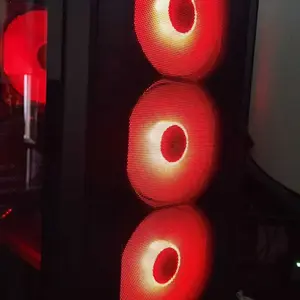 Rosewill ACA504B ATX Mid-Tower PC Case - Mesh Front, Tempered Glass, 4 ARGB Fans, USB 3.0, Supports Vertical GPU Mounting