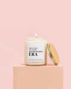 Funny New Accountant Candle Gift, Accountant Era Soy Candle, Funny CPA Gift, New Job Accounting Gift, Accountant Graduation Candle Gift