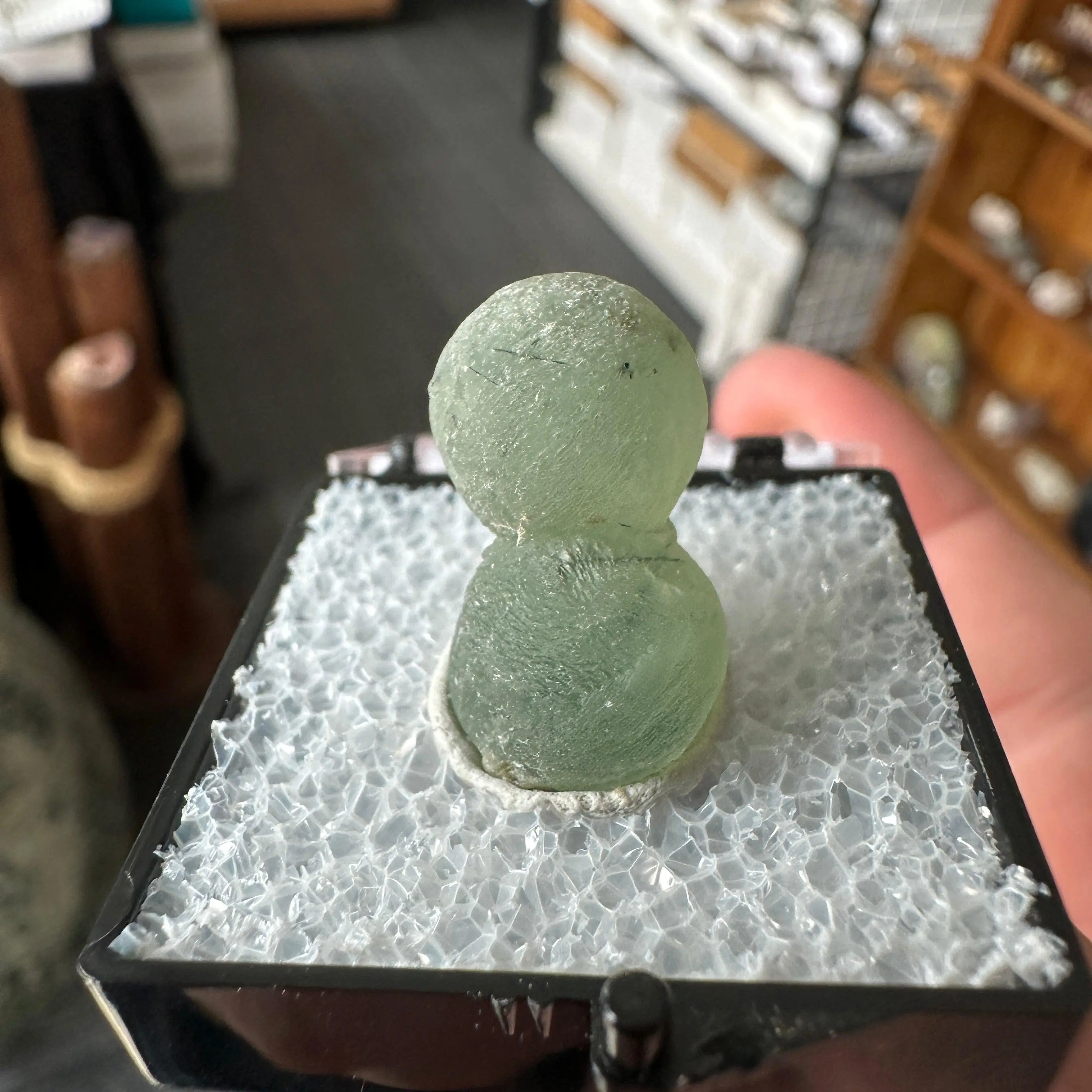 Prehnite Perky Box Specimen from Mali