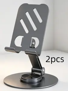 Universal Phone & Tablet Stand, Universal Phone Holder, Full Metal Design, 360 Degree Rotation, Fits Devices 11.94-32.77 Cm, Portable for Home Office Travel