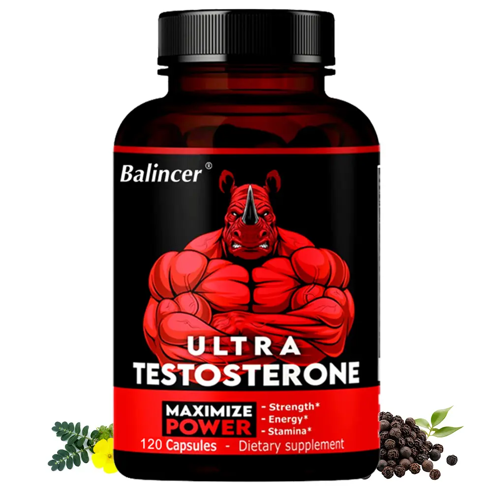 Balincer Testo Health Supplements,Supports energy, stamina, and endurance, 120 Capsules