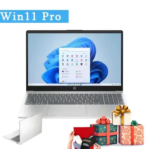 HP 15.6" Laptop | Intel i3-N305, Up to 32GB RAM + 512GB SSD | Win11 Pro for Student & Business,Bundle Accessory,Silver