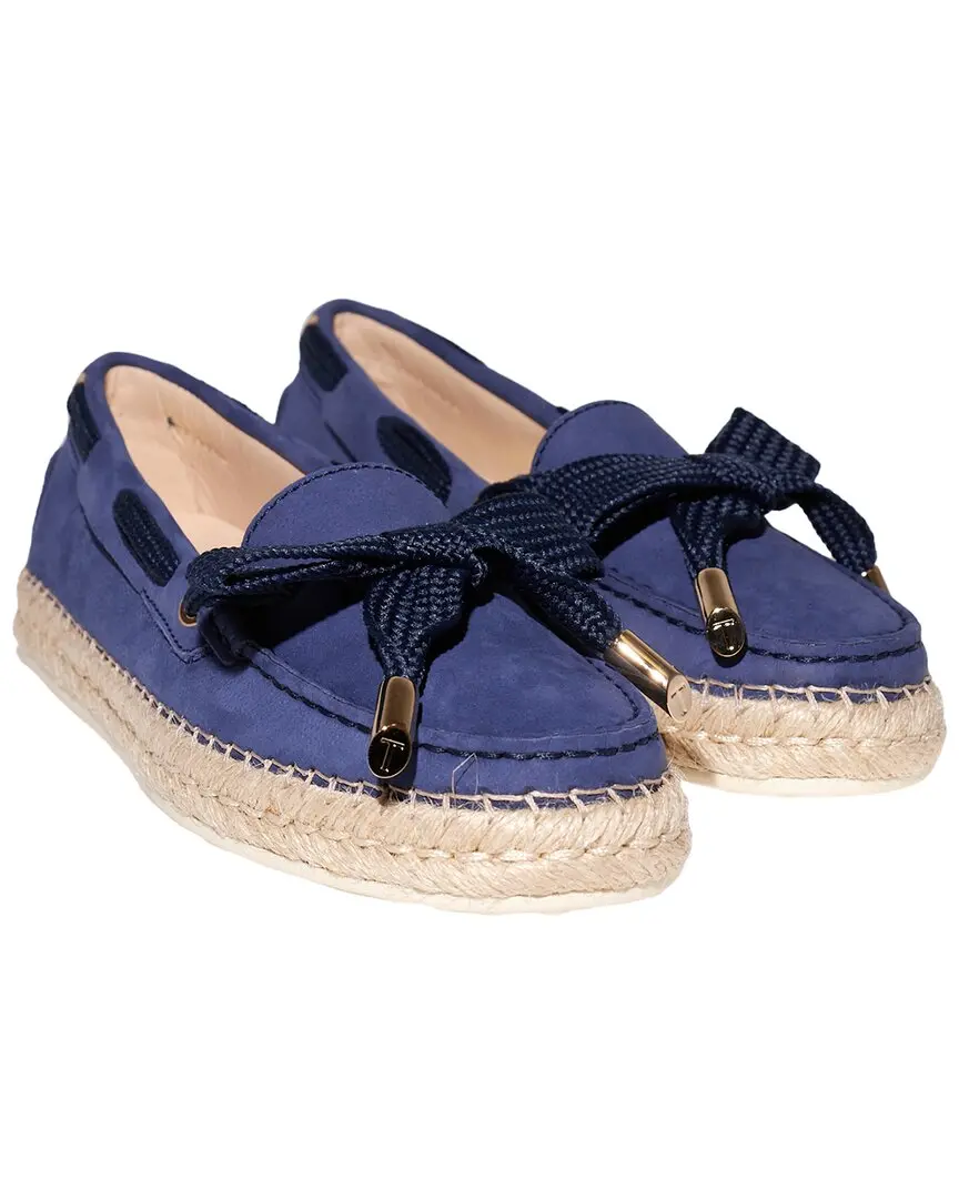 TODs Suede Espadrille