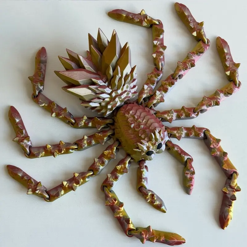 Spider 3D Printed Flexi Fidget Toy