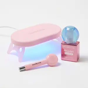 Magnetic Cat Eye Gel Polish Sour Bundle by Dashing Diva, 3-in-1 Formula, 14-Day Velvet, Power Magnet Included, Icy Blue, 10ml