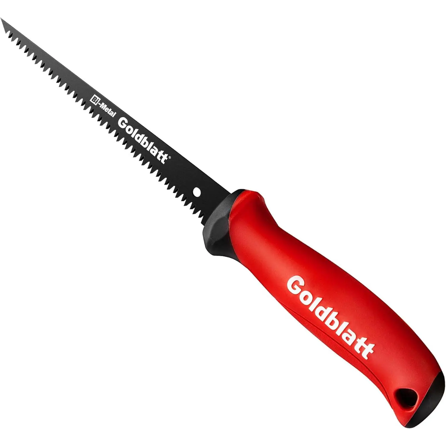Drywall saw-6-inch jab saw, Keyhole saw with soft grip handle, hand saw, sheetrock saw, wallboard saw with 8-tpi bi-metal blade