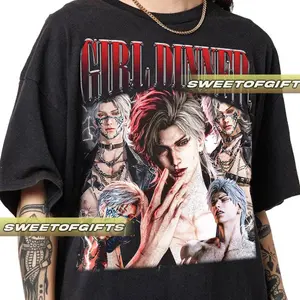 Limited Girl Dinner Sylus Love and Deepspace Tshirt Vintage Unisex Shirt