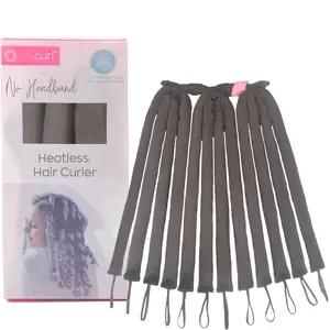 Octocurl No Headband Heatless Curlers for Medium to Thin Hair – Lightweight Curling System for Controlled, 360° Heat-Free Curls