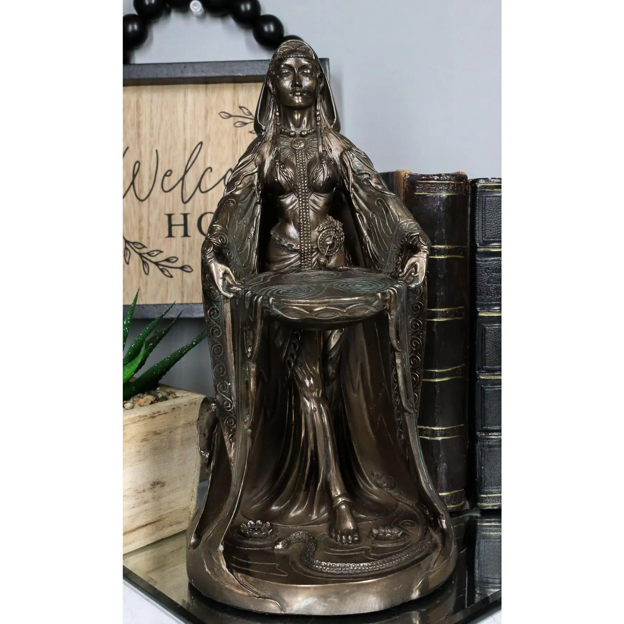 Celtic Triple Goddess Danu Figurine Don Statue Divine Source Feminism Wisdom