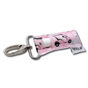 Pink Golf Cart LippyClip® Lip Balm Holder