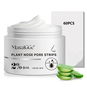 MasaiGGe Plant Nose Pore Strips,Nasal skin cleansing mask, deeply cleanses the skin, making the nose look cleaner. Suitable for all skin types.