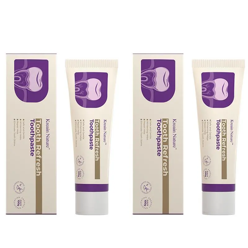 Kreain Nature Natural & Gentle Oral Care Toothpaste | Dual Tooth-Protecting Ingredients, Relieves Sensitive Teeth & Bad Breath