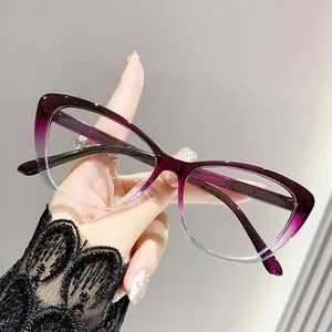 Women's New Style Finished Myopia Glasses Unisex Anti-blue Light Minus Diopter Eyewear Fashion Near Sight Eyeglasses 0-3.5-4.0