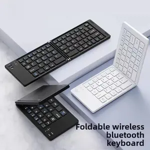 Mini Foldable Wireless Keyboard Slim Portable Bluetooth Keyboard Rechargeable Folding Keyboard Mini Foldable Wireless Keyboard Slim Portable Bluetooth Keyboard Rechargeable Folding Keyboard