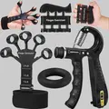 4pcs Unisex Adjustable Hand Strengthener Kit - Portable Multi-Use Handgrip Training Gear, Universal Fit Exercise Fitness Equipment, Work Out Hand Squeezers for Strength & Rehabilitation