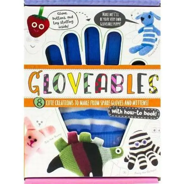 USED Book - Gloveables: 8 Cute Creations to Make from Spare Gloves and Mittens! (Glovetastic Box) by Kate McCully (Paperback) - english