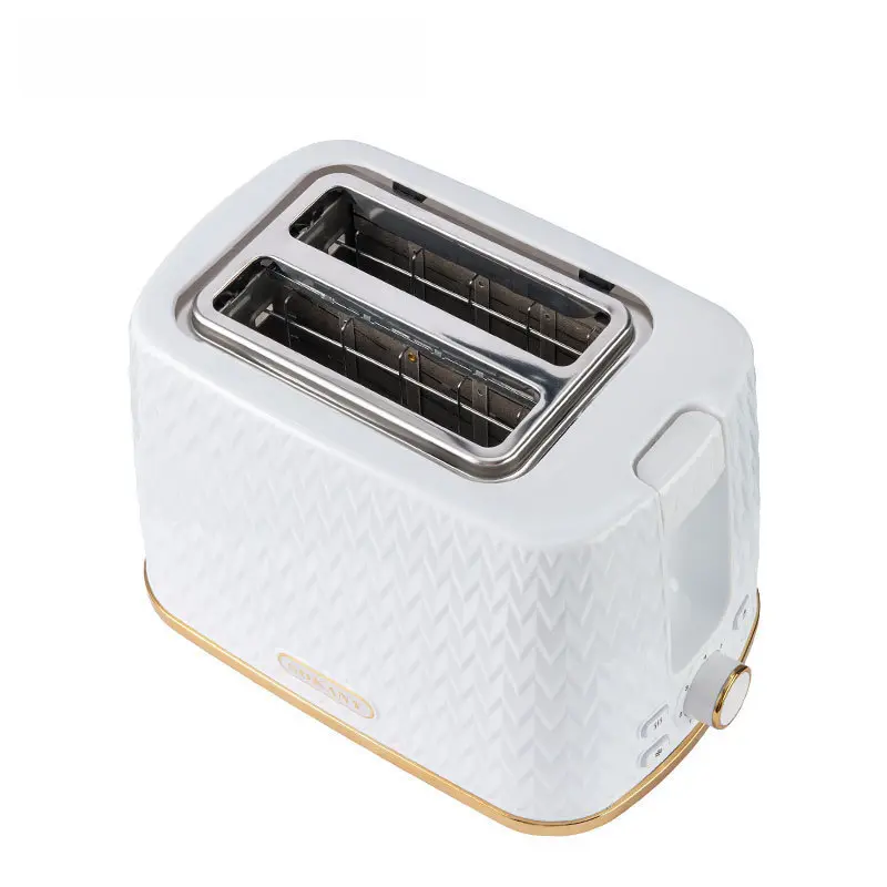 2-Slice Household Toaster - Compact Automatic Constant Temperature Heating Bread Machine for Couples, 26x16cm, Energy-Efficient, Easy-Remove, Bake Evenly, Crispy Outer Layer Function