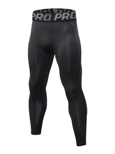 Men's Compression Pants Sports Tight-Fit Leggings, Base Layer Bottoms Suitable for Running Exercise Yoga Basketball, Fitness Training Pant