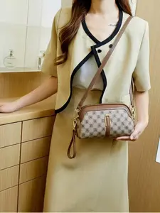 New Fashion Print Versatile Casual Shoulder Crossbody Small Bag Coin Purse, Stylish and Practical, Perfect for Everyday Use, Casual Crossbody Bags