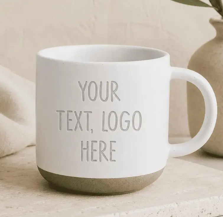 Personalized Engraved Mug – Custom Photo, Text or Logo