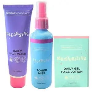 Global BeautyCare Cleansing Daily Face Wash For All Skin Types 3oz/90ml
