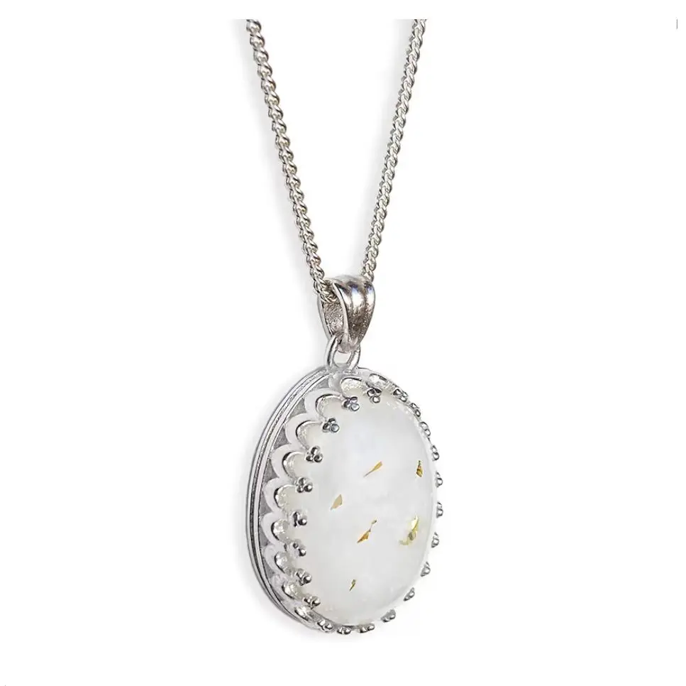 Breast Milk Keepsake Jewelry - Unique Charm Necklace Made from Breast Milk for Meaningful Keepsake Gift