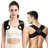 VKN Shoulder Straps - Posture Support Straps for Men & Women – Elastic Back Support, Straight Back Support, Use at Home or in Office (S-XXL)