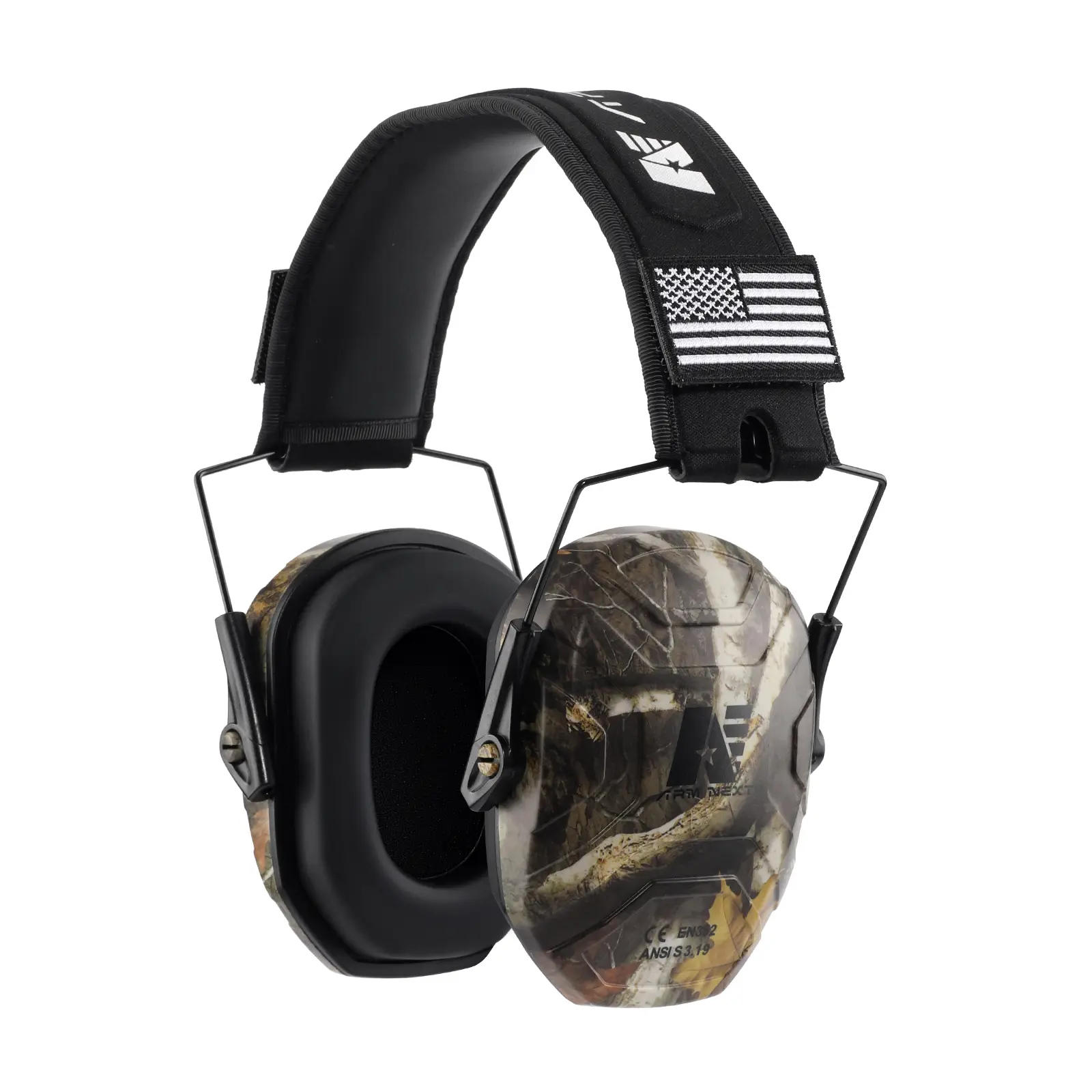 ARM NEXT V40 Hunting Earmuffs - Black Comfortable Ear Protectors, Versatile Accessory for Hunting, Hiking/Light Outdoor, Blocks Distractions, Keeps You Stay Prepared, Stylish & Reliable (1 Pair), Protection